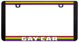 Gay Voiture Gay Lesbienne Lgbtq Arc-en-Ciel Licence Plaque Cadre - £5.62 GBP
