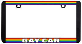 Gay Voiture Gay Lesbienne Lgbtq Arc-en-Ciel Licence Plaque Cadre - £5.39 GBP