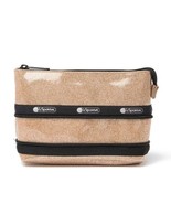 LESPORTSAC COLETTE EXPANDABLE COSMETIC CASE IN MELON SPARKLE - €32,93 EUR