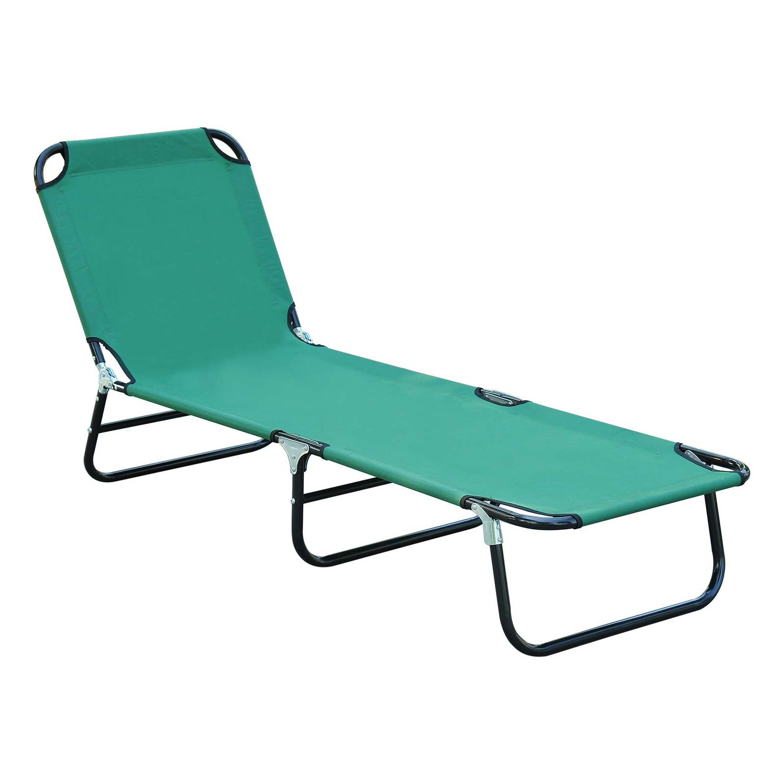 Folding Chaise Lounge Chair: 5-Level Recline - $99.99