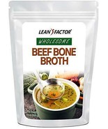 Beef Bone Broth Powder - Made in USA - Rich in Collagen Peptides &amp; Gelat... - £16.35 GBP