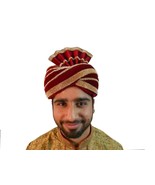 Men Hat Traditional Indian Handmade Pagri Top Hats Wedding Groom Turban ... - £58.98 GBP