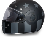 Daytona Retro D.O.T. Captain America Stealth Full Face Motorcycle Helmet - £127.08 GBP