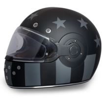 Daytona Retro D.O.T. Captain America Stealth Full Face Motorcycle Helmet - £127.22 GBP