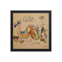 Crosby, Stills &amp; Nash signed &quot;So Far&quot; album Reprint - £59.01 GBP
