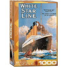 EuroGraphics Titanic White Star Line 1000 Piece Puzzle - £20.08 GBP