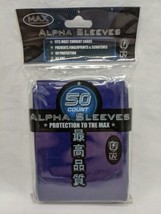 (1) (50) Pack Vintage Max Protection Blue Alpha Standard Size Sleeves #7050L FB - $23.75