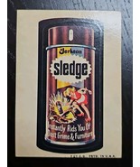 Topps Wacky Packages Sledge 3rd Series 1973 Sticker Vintage Original - $258.91 MXN