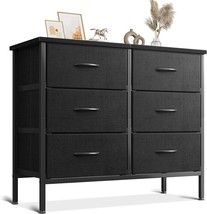Aodk Dresser For Bedroom Dresser Tv Stand With 6 Storage Drawers, Small,... - $77.93