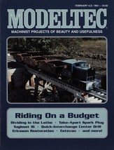 MODELTEC Magazine Feb 1994 Railroading Machinist Projects Tugboat 16 - £7.79 GBP