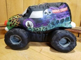 2001 Monster Jam Grave Digger 13in Plush BAD TO THE BONE 4 Time Champion - £27.58 GBP