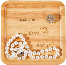 Mother&#39;s Day Gifts for Mom from Daughter Son, Jewelry Tray Mom Gifts Wood Ring D - £16.95 GBP