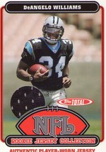 De Angelo Williams (Carolina) 2006 Topps Total Rookie Jersey Collection #38TE - £3.92 GBP