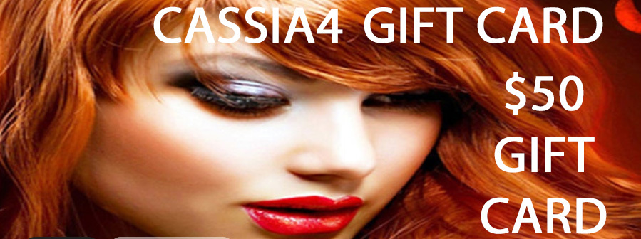 $50 CASSIA4 GIFT CARD - PLEASE ADD ALONE AT CHECKOUT -DISCOUNTS TO $50