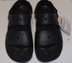 Crocs Men&#39;s Size 11 Classic All Terrain Sandals Shoes Black New 207711-001 - £32.52 GBP