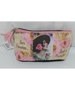 GANZ Brand Born Flawless Aged to Perfection Lady With Wine Glass Makeup Bag - £9.59 GBP