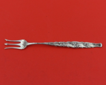 Whiting Sterling Silver Cocktail Fork Floral Motif 5 3/4&quot; Heirloom Silve... - $48.51