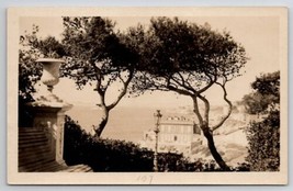 RPPC France View of Seaside Town Beautiful Architecture Postcard F21 - $14.95