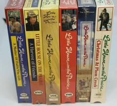 Little House On The Prairie VHS Lot o 6 Christmas They Never Forgot Plum Creek - £11.00 GBP