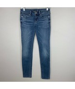 AE American Eagle Womens 0 Long L Stretch Skinny Jeans - £14.21 GBP