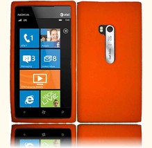 Silicone Skin Case for Nokia Lumia 900 - Orange - £11.02 GBP