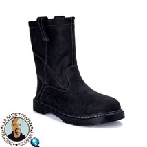 Men&#39;s Steel Toe Leather Boots Size 12 HERMAN SURVIVORS Men&#39;s  THEO WELLI... - £43.95 GBP