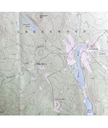 Map Greenwood Maine USGS 1967 Topographic Geological 1:24000 27x22&quot; TOPO14 - $52.49