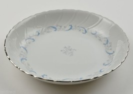 Camelot China Gracious Pattern Coupe Soup Bowl Tableware Dinnerware Blue Floral - £7.02 GBP