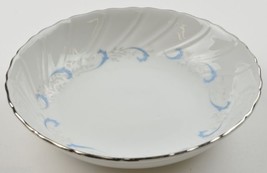 Camelot China Gracious Pattern Dessert Bowl Tableware Dinnerware Blue Floral - £5.52 GBP