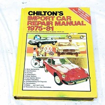 Chilton&#39;s #7029 Import Car Repair Manual 1975-1981 6th Edition BMW Mazda Honda - £14.09 GBP