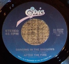 After The Fire 45 Der Kommissar / Dancing In The Shadows C12 - £3.14 GBP
