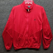 Nike Air Jordan Jumpman Diamond Full Zip Warm Up Track Jacket Red Men’s Sz L - £27.06 GBP