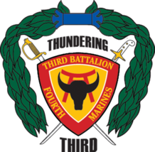 USMC 3rd Battalion 4th Marines Patch Darkside U.S. Military vinyl decal for car, - £0.78 GBP+