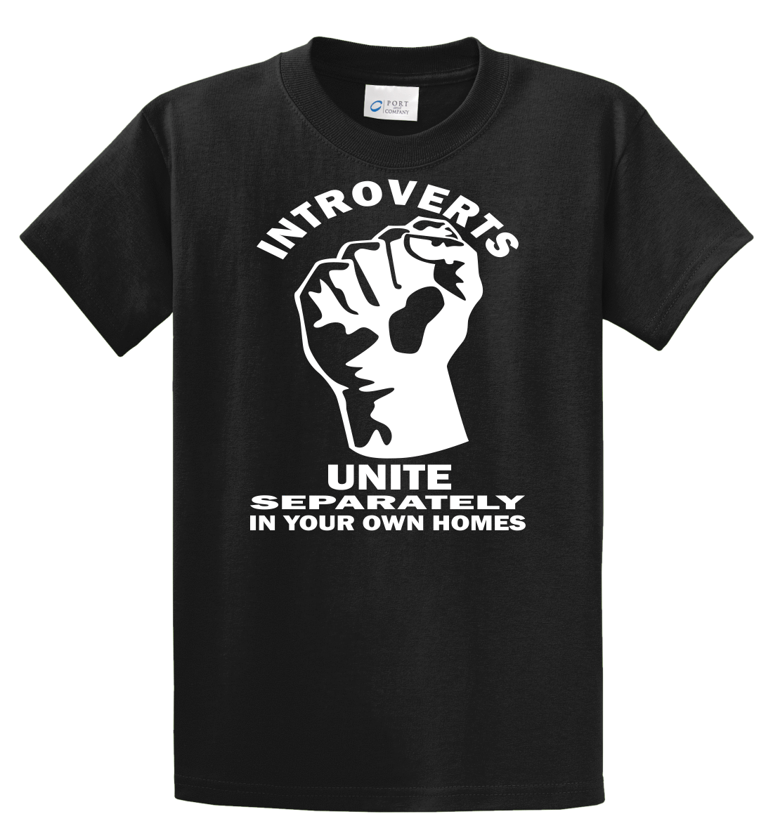 Introverts Unite Separately In Your Own Homes Funny Men's T-Shirt Size S-3xl - $19.00