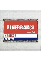 Fenerbahce Signboard Retro Wooden Poster - $5.00