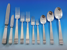 Donatello by Stancampiano Italy Sterling Silver Flatware Set Service Din... - £10,509.64 GBP