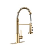 Brushed Gold Pull-Down Kitchen Faucet Sprayer - $139.49 CAD