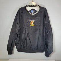 Hockey Windbreaker Jacket Mens 2XL Pullover Shirt La Crosse Flames Skate... - $15.96