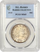 1915 50c PCGS MS65 ex: D.L. Hansen - £5,230.52 GBP