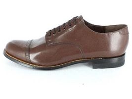 Stacy Adams Biscuit Shoes Brown Madison 00012-02 Medium, Extra Wide image 6