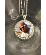DMX silver 925 stamped Necklace w/ bling rhinestones ruff riders - £13.43 GBP