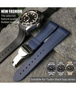 22mm 20mm Natural Rubber Silione Watch Band for Tudor Black Bay Gmt 1958... - £18.53 GBP+