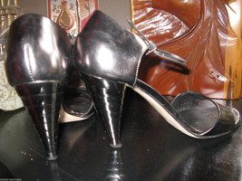 Giuseppe Zanotti Mirror Antracite telescope heels sandals Shoes 8 UK5.5 38 - $256.78