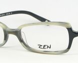 Zen 40011 30 Creme &amp; Grau Horn / Schwarz Brille Brillengestell 50-18-135mm - $76.03