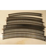 ATLAS HO - BRASS 18&quot; RADIUS CURVES- 8 SECTIONS- GOOD -S17 - $6.41