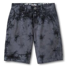 NWT Mossimo Boys' Size 16 Grey Tye Dye Flat Front Shorts - £10.85 GBP