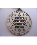 12 tribe round hoshen keychain w/ travel bless jewish kabbalah from Israel - £8.39 GBP