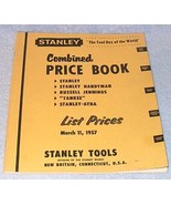 Vintage Stanley Tool Illustrated Price Book Catalog 1957 New Britain Conn - £31.89 GBP