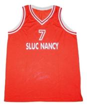 Adrian Autry #7 Sluc Nancy Basketball Jersey Sewn Red Any Size image 4