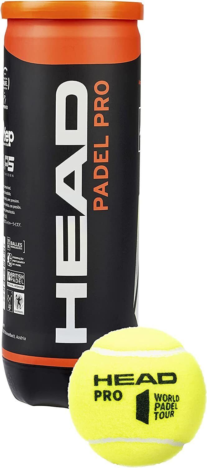 HEAD Padel Pro 3 Ball Can | Choose Quantity | Premium World Approved Extra Duty - $13.99 - $399.99